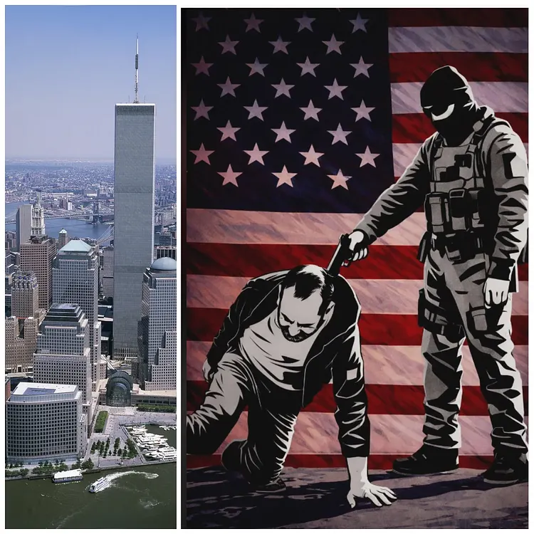 Twin Towers and Alex Pretti Juxtaposed